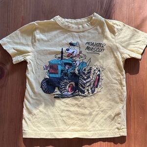 Joe Fresh Kids Yellow Tractor Graphic Tee